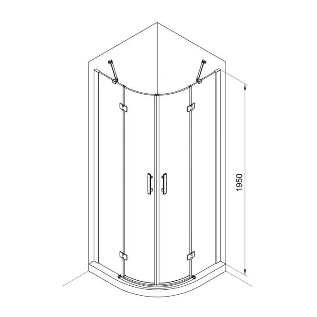 Душевая кабина Koller Pool Kvadro 900x900x1950 (1410652244)- Фото 3